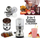 RAF 2 in 1 Mini Electric Grinder & Juicer Blender – Coffee Grinder, Meat Mincer