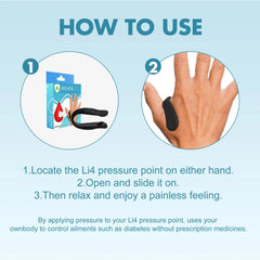 Sugar Control Acupressure Clip for Diabetics Sugar Control