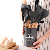 12 Pcs Silicone Cooking Utensils Kitchen Utensil Set
