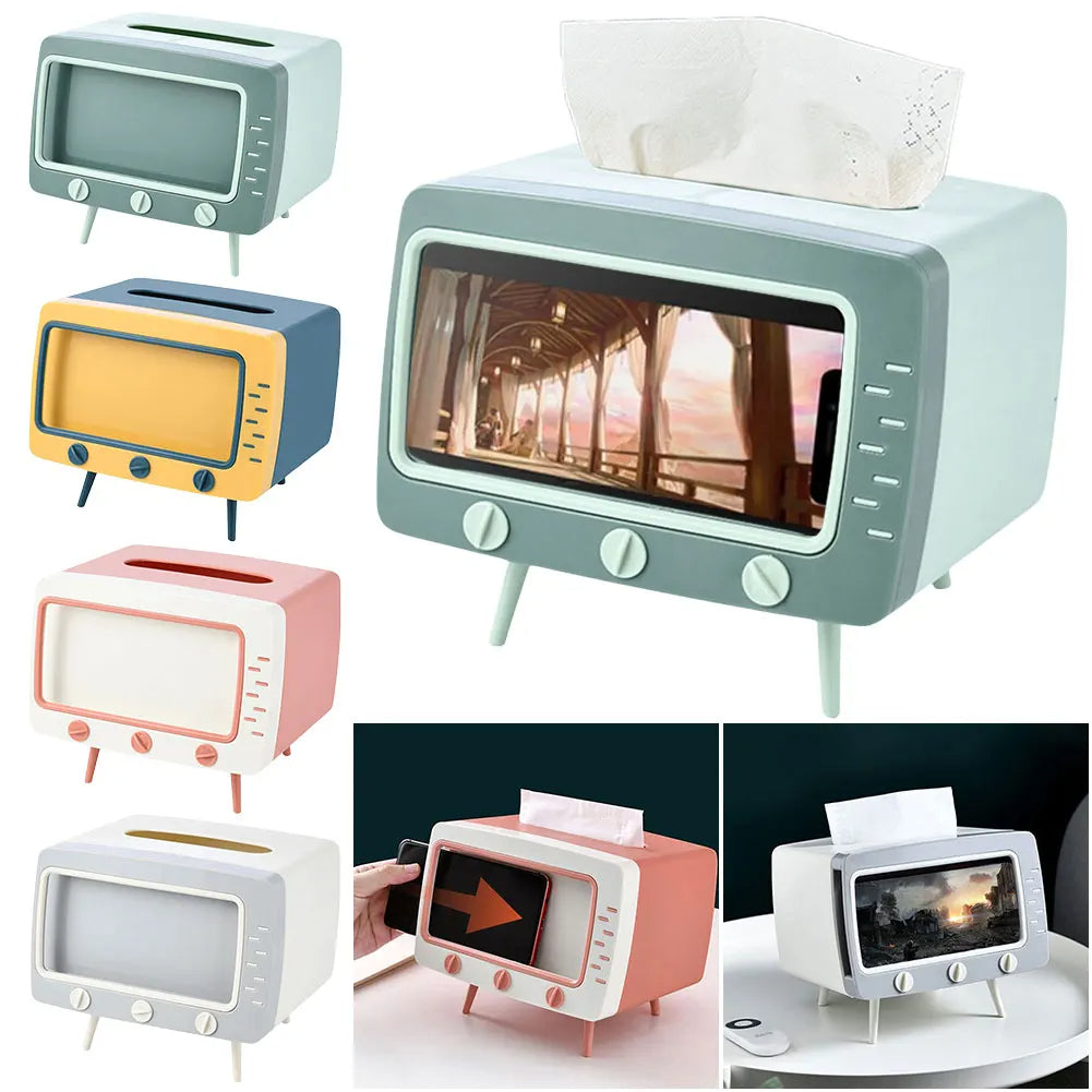 2 In 1 Tv Shape Tissue Box