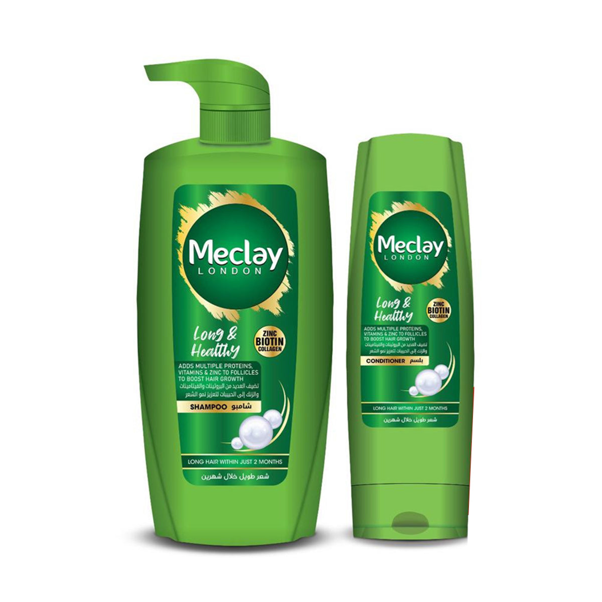 Meclay London Thick & Dense Shampoo 660ml With Conditioner 180ml