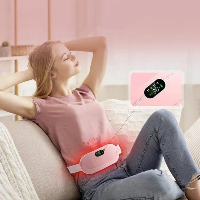 Period Cramp Relief Heater & Massager Belt | Electric Belt Massage For Women And Girls
