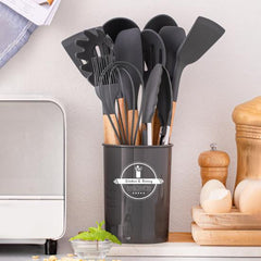 12 Pcs Silicone Cooking Utensils Kitchen Utensil Set
